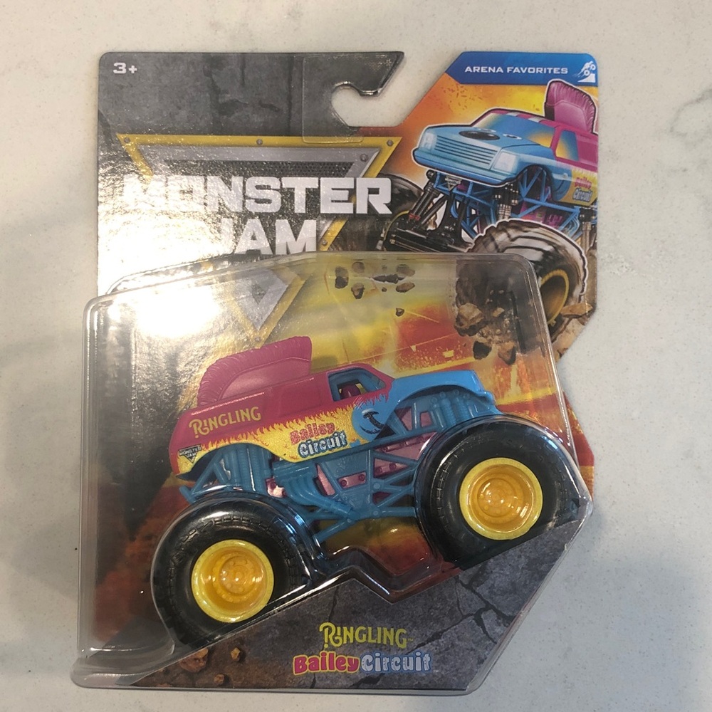 Ringling Bailey Circuit Monster Truck - Blue and Yellow